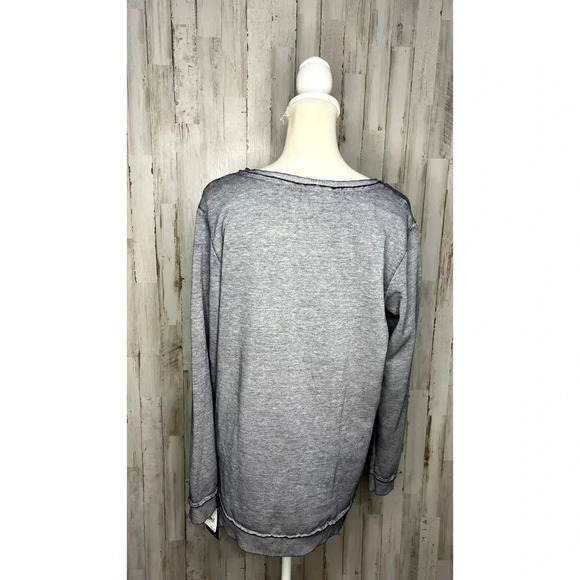 NWT Womens Washington Wizards Long Sleeve Gray Scoop Neck Sweatshirt Size Medium - Picture 3 of 5